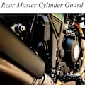 Miniatyrbillede 2 af 5: Bagbremsehovedcylinderbeskyttelse Motorcykeltilbehør sort til Royal Enfield Himalayan 2016-2021