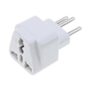 Miniatyrbillede 1 af 4: Universal UK/US/EU til Schweiz Schweiz AC Strømstik Rejseadapter Konvertere White