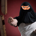 Miniatyrbilde 5 av 5: 2025 Ny Menn Spør Meg Om Min Ninja Forkledning Flip T-skjorte Morsom Kostyme Grafisk Humor A+ Green  White XS