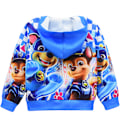 Miniatyrbillede 2 af 4: Tegnefilms børnetøjsjakke Animation digitalt tryk tøj Lynlås hætte cardigan jakke blue 110