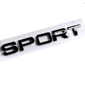 Pikkukuva 1 / 5: 3d Abs Logo Range Rover Kirjaimet Embleemi Tarra Auton Etu Maski Merkki Range Rover Sport Evoque L322 L320 L406 P38 Tarvikkeet Sport Glossy Black