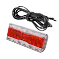 Pikkukuva 2 / 5: Pyörän Dynamo-takavalo pysäköintivalolla AC 6v 0,5w Led polkupyörän takavalo, sopii 50 mm:n kiinnitysreikään polkupyörätelineen kantolamppu as shown