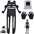Pikkukuva 1 / 3: Halloween Musta Kallo Cosplay-asut Lapset Roolipeli-asut 130