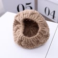 Miniatyrbild 5 av 5: C0064 Hemp Mönstrad Barn Stickad Basker Ullhatt Höst Och Vinter Varma Barnhatt Gray