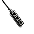Miniatyrbilde 5 av 5: Splitter Ethernet Rj45 Kabeladapter 1 Hann Til 2/3 Hunn Port Lan Nettverkskontakt Ledning Ethernet Rj45 Kabeladapter