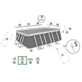 Pikkukuva 3 / 4: 2024 Bestway P6H1419 UIMAKONNEKTORI Uima-altaan lisävarusteet Varaosat 32 mm
