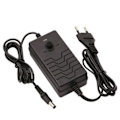 Miniatyrbilde 5 av 5: 24-36V med 8 adaptere 72W justerbar hastighet switching strømforsyning justerbar universal AC DC strøm Black