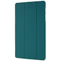 Miniatyrbild 3 av 5: För Samsung Galaxy Tab A7 Lite 8,7-tums inre bikakedesign Anti-fall anti-scratch läder case Auto Wake/Sleep Cover med Tri-fold Stand Blackish Green