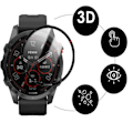 Miniatyrbilde 3 av 3: For Garmin Fenix ​​7/7x/7s Watch 3d Curved Edge Full Dekning Skjermbeskytter 2x