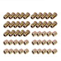 Pikkukuva 1 / 5: 50 kpl Uros-/naaraspään jarruputken ruuvimutterit M10 X 1mm 3/16 tuuman Od kuparijarruputket Linja P