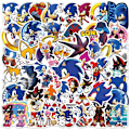 Pikkukuva 1 / 4: 50 kappaletta Sonic Stickers / Stickers xixl 1-Pack