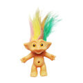 Miniatyrbild 1 av 5: 10 cm trolldocka modell färgat långt hår damdocka miniatyrfigur prydnad härlig leprocauns ful elfdocka actionfigur Multicolor
