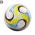 Fotboll i standardstorlek 4, PU-material, ej uppblåsbar frakt Multicolor