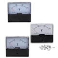 Miniatyrbilde 2 av 5: Analog Voltmeter Panel Pointer Volt Spenningsmåler Måler Gauge Ac 0-300v 68mm/2.7in