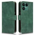 För Fairphone 6 Läderfodral Hudkänsla Anti-Fall Plånbok Flip Telefonfodral Grön