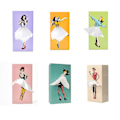Miniatyrbillede 2 af 5: Vandtæt Classy Girl Tissue Box Retro Tissue Boxes Opbevaring Case Household Yellow