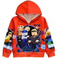Miniatyrbilde 1 av 3: ROBLOX Barnejakke Glidelås Hettejakke Cardigan red 130