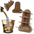 Miniatyrbilde 4 av 4: 2 stk. Spoof Ice Cube Mold, Voksen Prank Ice Cube Mold, Silikon Ice Cube Mold Novelty Party Ice Cubes Maker brown 2 pcs