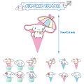 Pikkukuva 2 / 5: Cinnamorollin syntymäpäiväjuhlakoristeet, Kawaii Cinnamoroll -koirien juhlatarvikkeet, mukaan lukien syntymäpäiväbanneri, ilmapallot, lastenpentukakkupäälliset lapsille