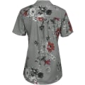 Miniatyrbild 3 av 5: Blommiga toppar för kvinnor 2023 Button Down Mode Casual Lång-/kortärmade skjortor Blus Gray 3X-Large