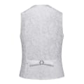 Miniatyrbillede 2 af 5: Sliktta Herre 3Pce Paisley Kjole Vest og sløjfesæt og Pocket Square White M