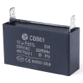 Miniatyrbillede 3 af 5: Sort 12uf Generator Kondensator Generator Cbb61 12uf 50/60hz 350vac blæsermotor