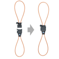 Pikkukuva 3 / 5: Fiber Most Optic Loop Connector diagnostiikkalaitteen työkalun ohitus naaras ja uros sovitinpaketti 2