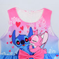 Pikkukuva 4 / 7: Lilo ja Stitch tyttöjen mekko rusettikoristeella 130