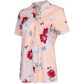 Miniatyrbillede 4 af 5: Blomstertoppe til kvinder 2023 Button Down Fashion Casual skjorter med lange/korte ærmer Bluse Pink X-Large