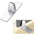 Miniatyrbillede 3 af 5: Plexiglas klemmeholder, anti-pin beskyttelse bordklemme, akryl glas klemmeholder, 2 stk sæt, hvid
