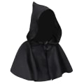 Miniatyrbillede 1 af 3: Wizard Kappe Cosplay Kappe Sort Kappe Kostume Kappe Voksen Sort Kappe Cosplay Dekor Rekvisitter