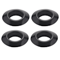 Miniatyrbilde 1 av 5: 4 stk Universal Kajakk Kano Flåte Padle Åredrypp ringer Splash Guards Ring Paddle Tilbehør Bytt Black