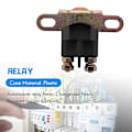 Miniatyrbillede 5 af 5: 862-1211-211-16 Solenoid 12v relæ Am138068 725-04439 Automobil relæ skifterelæ Black