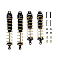 Miniatyrbilde 1 av 5: 4 stk metall foran og bak demper for Arrma 1/10 SENTON Granite Big Rock oppgraderingsdeler,4 Black