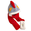 Miniatyrbild 1 av 4: Barn Pojkar Flickor Ultraman Winter Warm 3 i 1 Fleece Huva Hatt Scarf Handskar Red