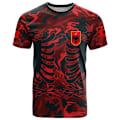 Pikkukuva 2 / 5: Jalkapallo Albania Pelipaita 2025 Jalkapallojoukkue T-paita 3D T-paidat Khaki S