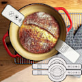 Miniatyrbillede 3 af 5: Tyuhe 2 stk silikone brødslynge til hollandsk ovn Non-stick genanvendelig bagemåtte med lange stropper Varmebestandig grydeholder Multicolor