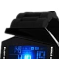 Miniatyrbillede 3 af 4: Digitalt Airplane Watch Multifunktionelt Unisex Farverigt Led Airplane Watch til kvinder og mænd Black