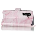 Miniatyrbild 3 av 5: För Samsung Galaxy A35 Läderfodral Case printed Folio Cover Marmor Pink Style C Samsung Galaxy A35 5G