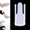 Miniatyrbillede 3 af 5: Strømpestrømpehjælp Trækker Assit Handicaphjælp Hjælper Terry Cloth Dressing Hjælp Shytmv