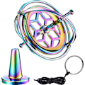 Miniatyrbillede 1 af 5: Anti-Gravity Metal Gyroskop Spinn Gyroskop Balance Legetøj Farverigt Lærende Gave