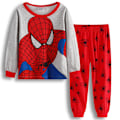Miniatyrbild 1 av 2: Bomulls pyjamas för pojkar, långärmad, tecknad uppsättning för barn, babykläder för hemmet, Spiderman Captain America 12 95cm