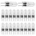 Miniatyrbilde 2 av 5: 20 stk G4 halogen, 20w 12v halogenlys 2-pins klar lampe, for komfyrtenning, signallys, tr