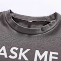 Miniatyrbilde 2 av 5: 2024 Nytt Herre Ask Me About My Ninja Disguise Flip T-skjorte Morsom Kostyme Grafisk Humor A+ Black 4XL