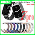 Miniatyrbillede 2 af 5: Metalurrem til Xiaomi Smart Band 7 Pro Armbånd i rustfrit stål til Mi Band