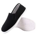 Herre gamle Beijing sorte stofsko flade slip-on køresko afslappede sko 40