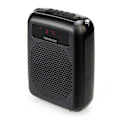 Miniatyrbilde 3 av 5: Retekess Pr16r Stemmeforsterker Multifunksjonell Digital Skjerm Abs Bærbar Mini 12w Mikrofon Megafon Høyttaler For Lærer Black