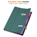 Miniatyrbild 3 av 5: Fodral för Lenovo Idea Tab Pro Anti-Drop Läderställ Tablet Cover - Grå Multicolor Blackish Green