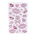 Miniatyrbilde 1 av 5: Valentinsdag Røde Leppe Ansiktsklistremerker pink One size