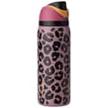 Owala Jungle Stroll Rosa Leopard 24oz/32oz Rostfri FreeSip Vattenflaska Present B 32oz